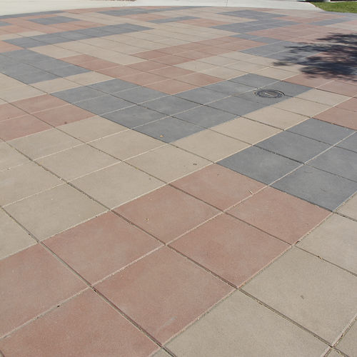 Steinplattenbelag - 24 x 24 - ACKER STONE - für Außenbereich / glatt / Farbe anpassbar