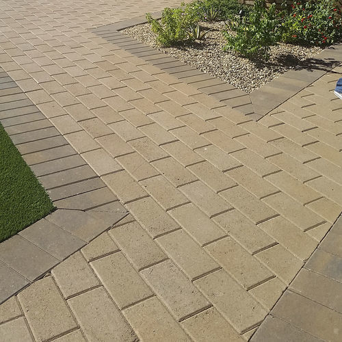 Stein-Pflasterstein - 6 x 12 - ACKER STONE - für Außenbereich / für Terrasse / glatt