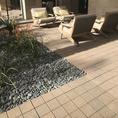Stein-Pflasterstein - 6 x 6 - ACKER STONE - für Außenbereich / für Terrasse / glatt