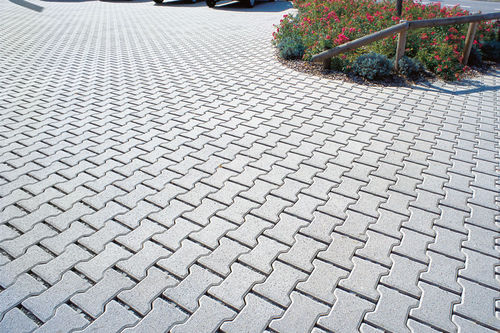 Betonpflasterstein - OPTIDRAIN  - UHL - wasserdurchlässig / befahrbar / für öffentliche Bereiche