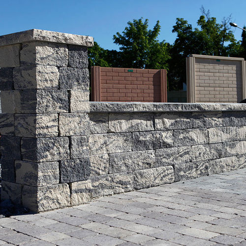 Massiv-Betonstein - SOLIDO  - UHL - für Wand / für Gartenzäune / hochleistungsfähig