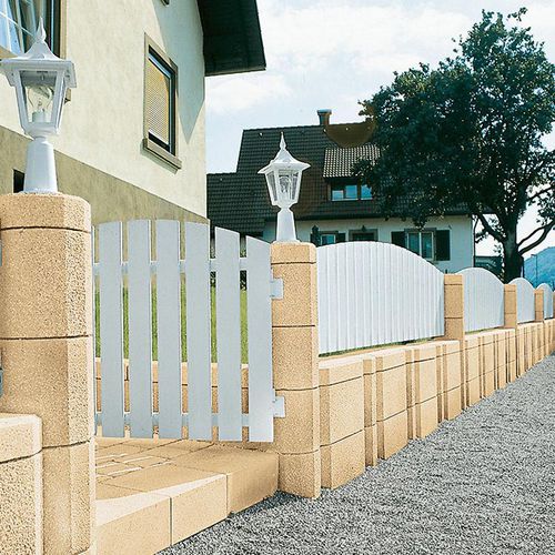 Massiv-Betonstein - FLEXUR  - UHL - für Wand / für Gartenzäune / Steinoptik