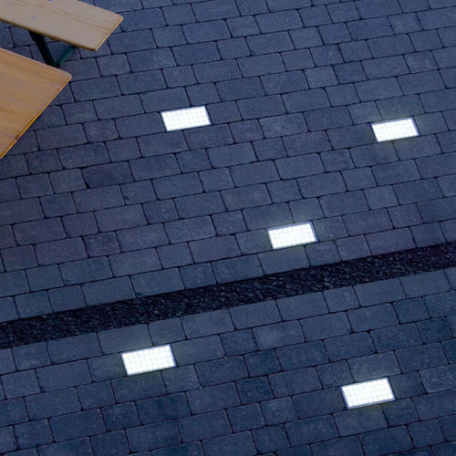 Betonpflasterstein - Heinrich & Boch - beleuchtet / für öffentliche Bereiche / LED