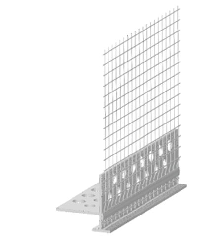 PVC-Profil - CAR40-1492 - DAKOTA - Glasfaser / Maschen / L