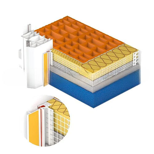 PVC-Fensterprofil - ZIN33-1689 - DAKOTA - Glasfaser / wärmeisoliert