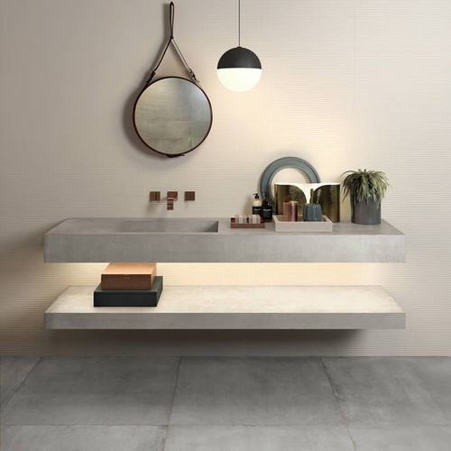 Feinsteinzeugfliesen - KRONOS CERAMICHE - in Naturoptik / glatt / für den Innenraum