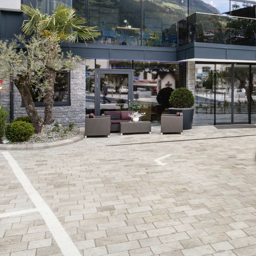 Außenbereich-Fliesen - BLOCK 2.0 : SILVER WHITE - Kronos ceramiche