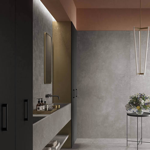 Feinsteinzeug-Steinplatte - KRONOS CERAMICHE - für Fußboden / für Fassaden / für Bad
