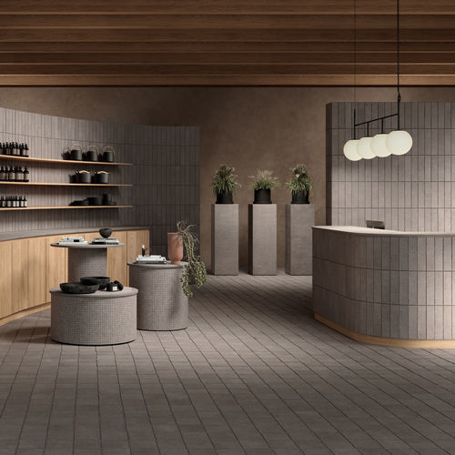 Feinsteinzeugfliesen - LIMO - KRONOS CERAMICHE - Ton / poliert / in Naturoptik