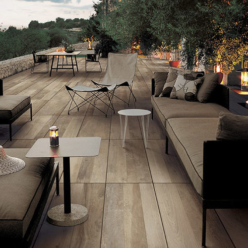 Feinsteinzeug-Pflaster - KRONOS CERAMICHE - Beton / Stein / für Außenbereich