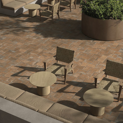 Feinsteinzeug-Plattenbelag - COTTO - KRONOS CERAMICHE - für Außenbereich / für den Innenraum / für Terrasse