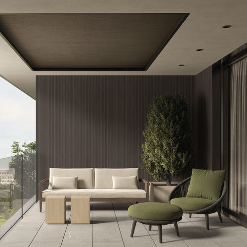 Holzfliesen - MOKA - KRONOS CERAMICHE - matt / für Außenbereich / für Terrasse
