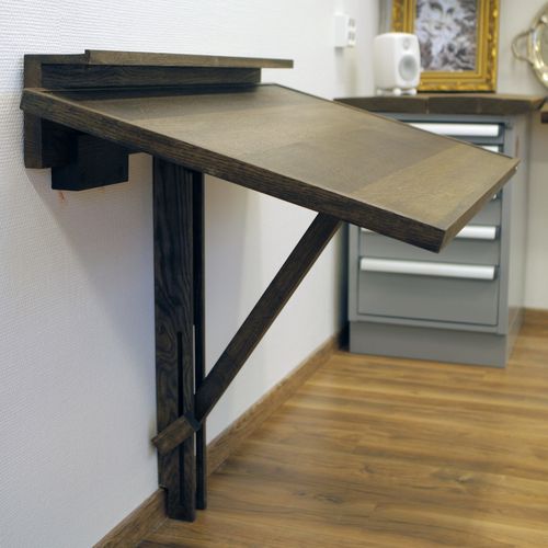 Eiche-Zeichentisch - ADJUSTABLE  - TEBIAN - rechteckig / für professionellen Einsatz / für den Innenraum