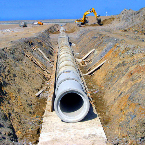 Stahlbetonrohrleitung - TEC - Prefabricados Alberdi - für Drainagesystem