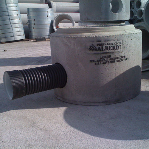 Fertigbeton-Abwasserschacht - BASE - Prefabricados Alberdi - Polypropylen / einbaubar