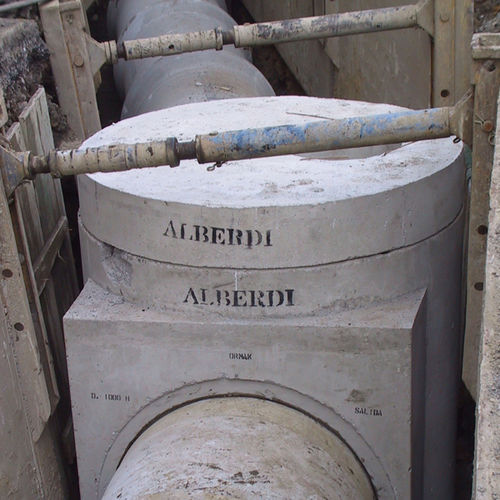 Stahlbeton-Schachtdeckel - Prefabricados Alberdi - rund / Fertigbau