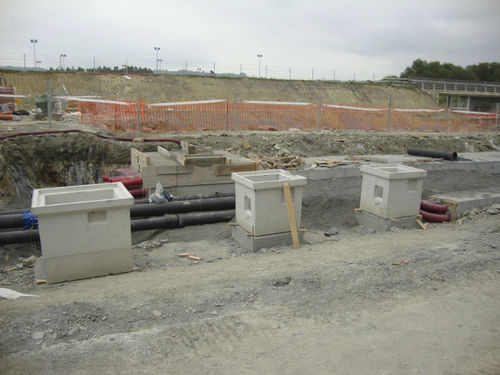 Fertigbeton-Abwasserschacht - DF & HF & MF - Prefabricados Alberdi - einbaubar / für Kabel