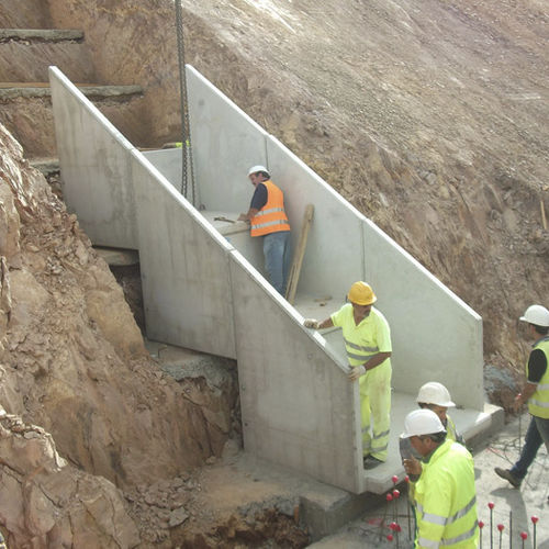 Stahlbeton-Abflussrinne - Prefabricados Alberdi - Verkehr / Regenwasser / maßgefertigt