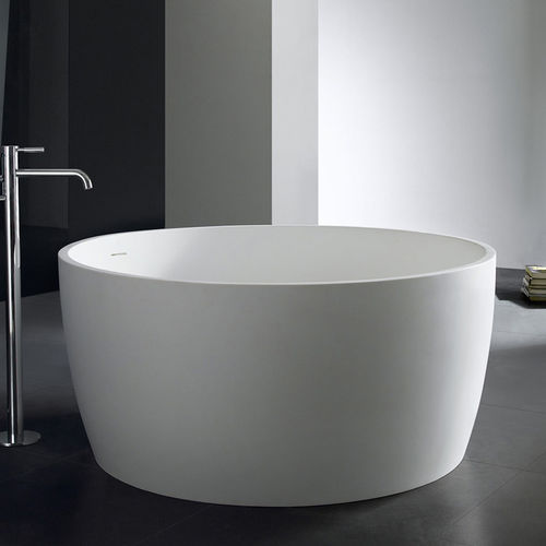 Runde Badewanne - PG11360 - PG Caststone - freistehend / Mineralguss / weiß