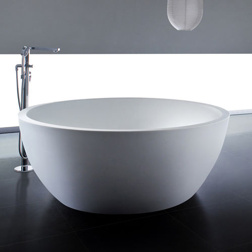 Runde Badewanne - PG11560 - PG Caststone - freistehend / Mineralguss / weiß
