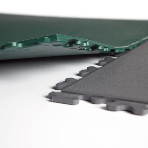 PVC-Bodenbelag - R-TILE™ EXCEL INTERLOCKING - R-Tek Manufacturing - für den Innenraum / für Spielplätze / für Dienstleistungsbereich