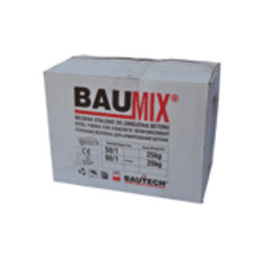 Stahl-Verstärkungsfaser - BAUMIX 60 - BAUTECH - für Beton