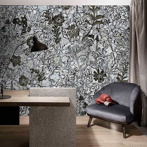 Moderne Tapete - FAUVES - Wallpepper - Zellulosefaser / Naturfaser / Naturmotiv