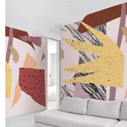 Moderne Tapete - ROYAL WATERMELON - Wallpepper - Zellulosefaser / Vlies / Motiv