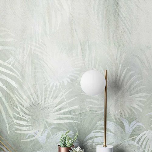 Moderne Tapete - SOFT JUNGLE - Wallpepper - Zellulosefaser / Naturfaser / Naturmotiv