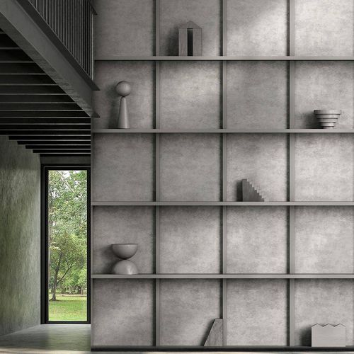 Moderne Tapete - MENUISERIE - Wallpepper - Zellulosefaser / Naturfaser / Motiv