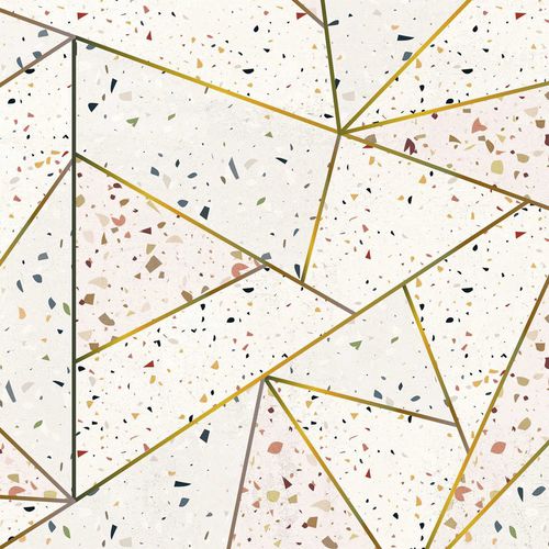 Moderne Tapete - TERRAZZO - Wallpepper - geometrisches Muster / bedruckt