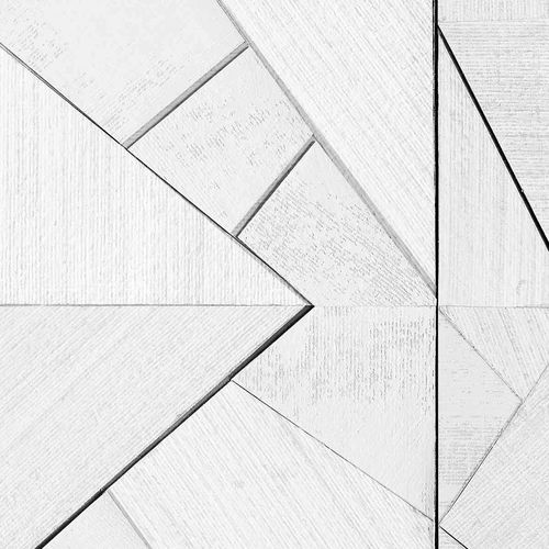 Moderne Tapete - ESSENTIAL - Wallpepper - geometrisches Muster / weiß / bedruckt