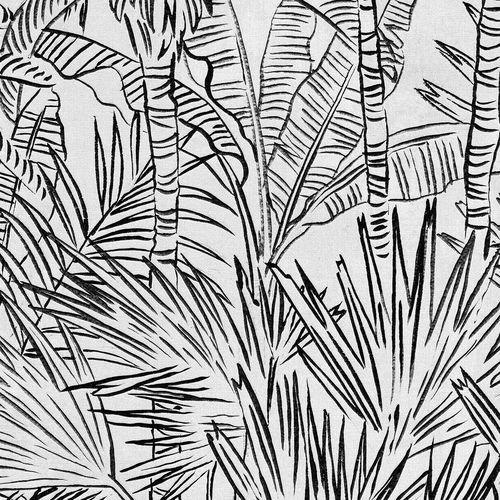 Moderne Tapete - INKED TROPICAL / ACG-38 - Wallpepper - Skizzenmotiv / bedruckt