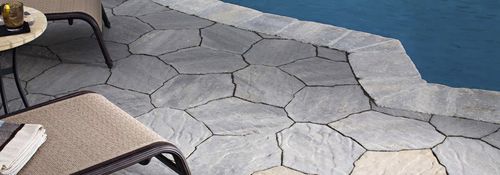 Kunststein-Pflasterstein - PORTAGE - Belgard Hardscapes - wasserdurchlässig / für öffentliche Bereiche