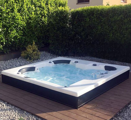 Einbau-Whirlpool - ABSOLU 2.L - AWD - zum Aufstellen / quadratisch / Fünfsitzer