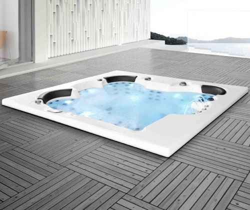 Einbau-Whirlpool - ABSOLU X.L - AWD - zum Aufstellen / quadratisch / Sechssitzer