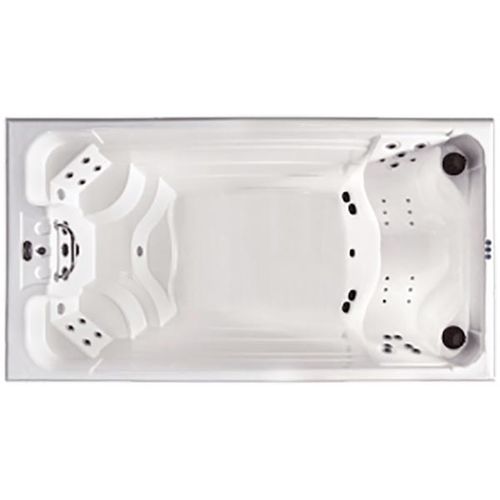 Swim Spa / einbaufähig - HYDROSWIM RELAX 13 - AWD - rechteckig / Viersitzer / Acryl
