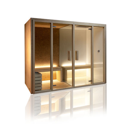 Hammam-Kabine / Kit - COMBI SAUNA ET HAMMAM - AWD - für Gewerbegebrauch / für Privatgebrauch