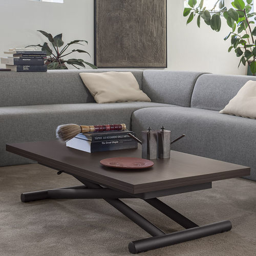 Moderner Couchtisch - UNIVERSE - altacom italia - gebeiztes Holz / melaminbeschichtet / Gestell aus Metall