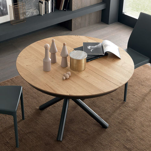 Moderner Esstisch - FAHRENHEIT - altacom italia - Holz / Glas / melaminbeschichtet
