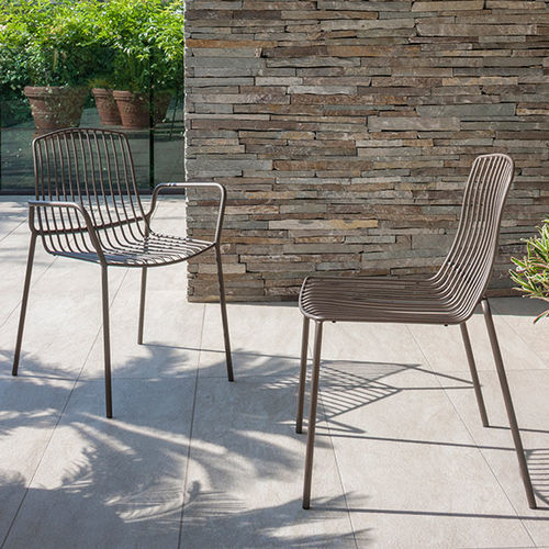 Moderner Stuhl - JASMINE - altacom italia - für Garten / Metall / Gestell aus Metall