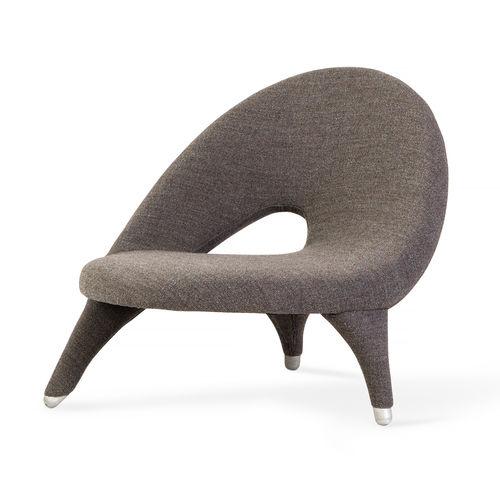 Stuhl / originelles Design - ARABESK - Jonas Ihreborn - für den Innenraum / Birke / Stoff