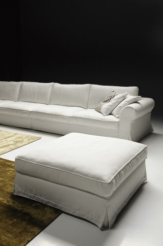 Modernes Sofa - SANGAL DECO' - PINTON SAS - Stoff / Leder / mit abnehmbarem Bezug