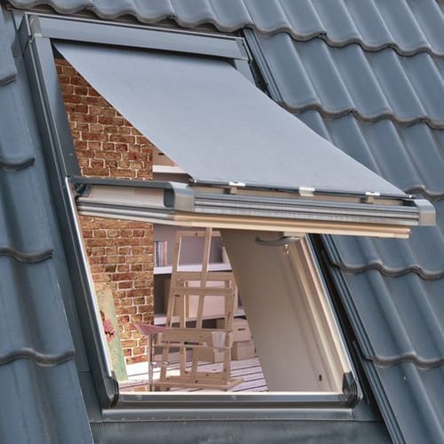 Jalousie für Dachfenster - AMW - okpol - Glasfaser / für Außenbereich / für Gewerbegebrauch