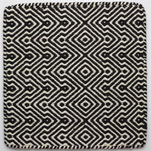 Moderner Teppich - TIDE FLATWEAVE - Nash Andrea - geometrisches Muster / Wolle / rechteckig