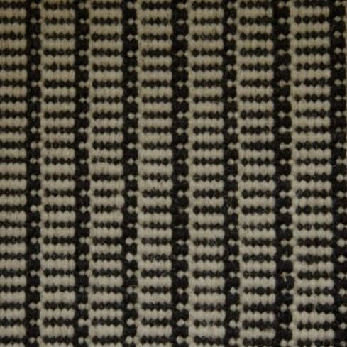 Gewebter Teppichboden - ZIRCON FLATWEAVE  - Nash Andrea - Wolle / Motiv / schwarz