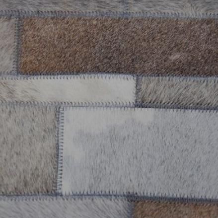 Moderner Teppich - GAUCHO - Nash Andrea - geometrisches Muster / Kuhfell / rechteckig