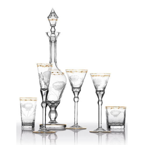 Glas mit Stiel - PAULA 7000 - MOSER, a.s. - Kristall / für Privatgebrauch / für Gourmetrestaurant