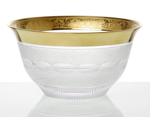 Kristallschale - SPLENDID 10172 - MOSER, a.s. - Gold
