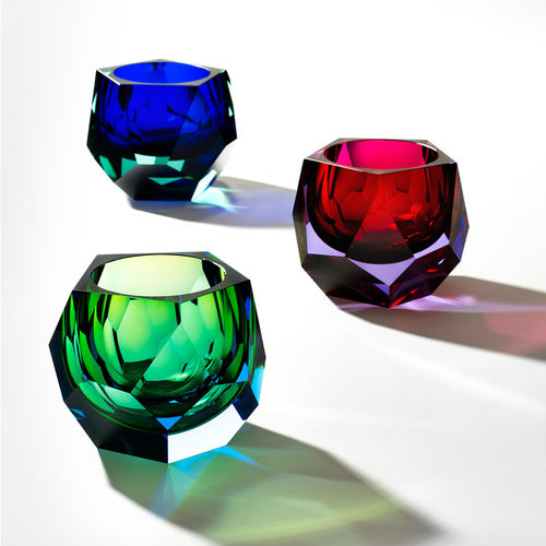 Schale / geblasenes Glas - PEAR - MOSER, a.s. - Kristall / modern / handgefertigt